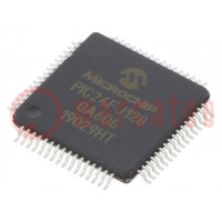 IC: microcontrollore PIC; 128kB; I2C x3,I2S x3,SPI x3,UART x6