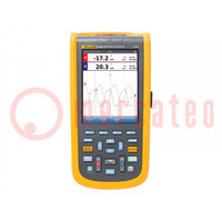 ScopeMeter; 40MHz; couleur,LCD TFT 5,7"; Ch: 2; 40Msps; Prise: EU