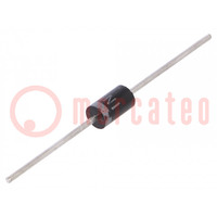 Diode: rectifying; THT; 1kV; 3A; Ammo Pack; Ifsm: 200A; DO27