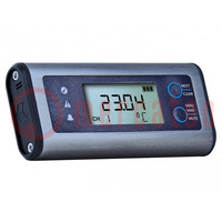 Data logger; temperature; ±0.2°C; Temp: -18÷55°C; Interface: USB