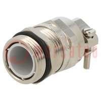 Cable gland; with earthing; PG13,5; IP68; brass; HSK-MZ-EMC
