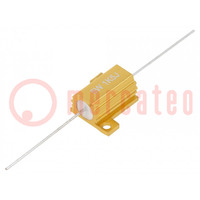 Resistor: wire-wound; with heatsink; 1.5kΩ; 5W; ±5%; 30ppm/°C