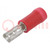 Verbinder: flach; 2,8mm; 0,8mm; weiblich; 0,5÷1,5mm2; isoliert; rot