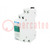 Module: pushbutton switch; 230VAC; 16A; IP40; 17.5x80x60mm