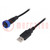 Cable; USB Buccaneer; USB A plug,USB B mini plug; 3m; IP68