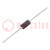 Diode: rectifying; THT; 200V; 3A; Ammo Pack; Ifsm: 200A; DO27