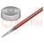 Leiding: microfoon-; 2x0,35mm2; rood; OFC; -15÷70°C; PVC
