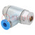 Throttle-check valve; 0.2÷10bar; zinc casting chrome; 250l/min