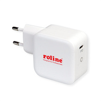 ROLINE USB Charger mit Euro-Stecker, 1x USB Typ C, PD, 61W