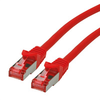 ROLINE S/FTP Patch Cord Cat.6 Component Level, LSOH, red, 1 m
