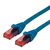 ROLINE Patchkabel Kat.6 UTP, Component Level, LSOH, blau, 2 m