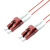 ROLINE Glasvezel kabel, dun, 50/125µm OM4, LSOH, LC/LC, violet, 2 m