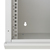 HMF 63309-07 Serverschrank 10 Zoll, 9 HE, Netzwerkschrank, 31,2 x 30 x 48,3 cm, lichtgrau