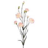 Artificial Silk Carnation Spray - 71cm, Pink Cream