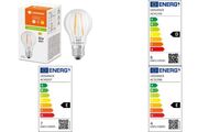 LEDVANCE LED-Lampe CLASSIC A, 7,5 Watt, E27, klar (63002145)
