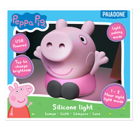 PEPPA PIG - LAMPE EN SILICONE RECHARGEABLE 14CM PALADONE PP13695PP