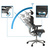 Bürostuhl / Chefsessel ERGOHUMAN GEN2 Stoff schwarz hjh OFFICE
