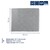 Kela 23515 Badematte Leana 100%Baumwolle granitgrau 65,0x55,0x0,5cm