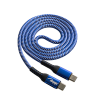Akyga AK-USB-37 cable USB 1 m USB 2.0 USB C Azul