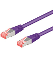 Goobay 1.5m CAT6a-150 networking cable Violet