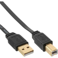 InLine 34520F USB Kabel 2 m USB 2.0 USB A USB B Schwarz