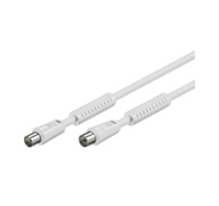 Mercodan 50722 coaxial cable 10 m White