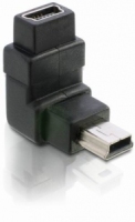 DeLOCK Adapter USB-B mini USB-B mini 5-pin Schwarz