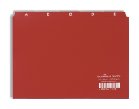 Durable 3650/03 intercalaire Rouge 25 pièce(s)