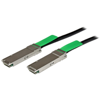 StarTech.com MSA Compliant QSFP+ Direct-Attach Twinax Cable - 2 m (6.6 ft)~MSA Uncoded Compatible 2m 40G QSFP+ to QSFP+ Direct Attach Breakout Cable Twinax - 40 GbE QSFP+ Copper...