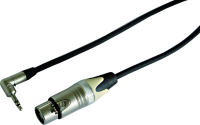 Contrik 5908929 Audio-Kabel 3 m XLR (3-pin) 3.5mm Schwarz, Metallisch