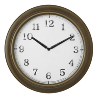 TFA-Dostmann 60.3066.53 wall/table clock Fali Quartz clock Kör Sárgaréz