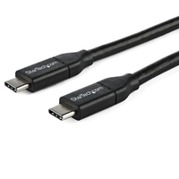 StarTech.com USB-C auf USB-C Kabel mit 5A Power Delivery - St/St - 1m - USB 2.0 - USB-IF zertifiziert