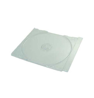 MediaRange BOX112-200 cd/dvd táska Normál CD tok (jewel case) 1 lemezek Átlátszó
