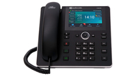 AudioCodes C450HD telefon VoIP Czarny 8 linii TFT