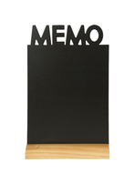 Securit Memo schoolbord/toebehoren Zwart Kunststof, Hout