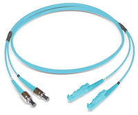 Dätwyler Cables 422437 Glasfaserkabel 7 m E-2000 (LSH) ST OM3 Aqua-Farbe
