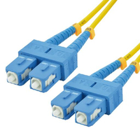 MCL FJOS2/SCSC-10M câble de fibre optique SC OS2 Jaune