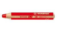 STABILO woody 3 in 1, multitalent kleurpotlood, rood, per stuk