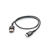 C2G C2G28884 câble USB 0,46 m USB 2.0 USB C USB A Noir