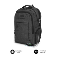 SUBBLIM Mochila ordenador Professional Air Padding Backpack 16"