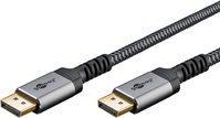 Goobay 65267 DisplayPort kábel 5 M Fekete, Ezüst