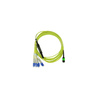 BlueOptics SFP5141BU3MKB Glasvezel kabel 3 m MPO 4x LC G.657.A1 Geel