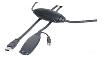 Uniformatic 86015 câble USB 10 m USB 3.2 Gen 1 (3.1 Gen 1) USB A USB A/3.5mm jack Noir