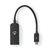 Nedis CCGB64353BK02 adaptador de cable de vídeo 0,2 m USB Tipo C DisplayPort Negro