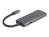 DeLOCK 87804 Notebook-Dockingstation & Portreplikator Kabelgebunden USB 3.2 Gen 1 (3.1 Gen 1) Type-C Grau