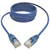 Tripp Lite N001-S05-BL Cat5e 350 MHz Snagless Molded Slim (UTP) Ethernet Cable (RJ45 M/M) - Blue, 5 ft. (1.52 m)