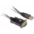 Techly IDATA USB2-SER-1 soros kábel Fekete 1,5 M USB A típus DB-9