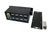 EXSYS EX-1113HMS interface hub USB 3.2 Gen 1 (3.1 Gen 1) Type-B 5000 Mbit/s Zwart