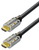 Transmedia C505-25L HDMI kabel 25 m HDMI Type A (Standaard) Zwart, Goud, Zilver