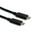 ROLINE 11.02.9052 cavo USB 0,5 m USB 3.2 Gen 2 (3.1 Gen 2) USB B USB C Nero